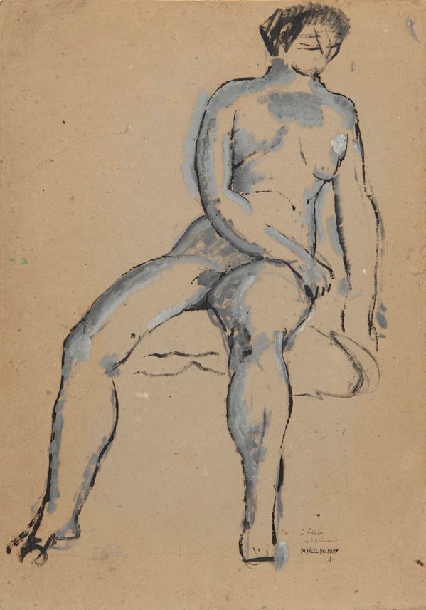 Marcel Duchamp - Nu assis | MasterArt